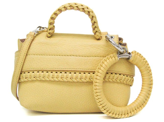 Borsa in pelle gialla da donna Tod's Giallo