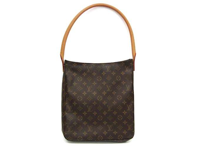 Bolsa de Ombro Looping GM Monograma Louis Vuitton Couro envernizado  ref.1557225