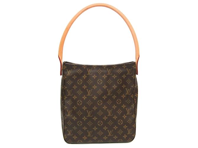 Bolsa de Ombro Looping GM Monograma Louis Vuitton Couro envernizado  ref.1557226