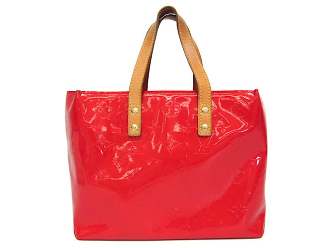 Sac à main Louis Vuitton Monogram Vernis Reade PM Cuir vernis Rouge  ref.1557231