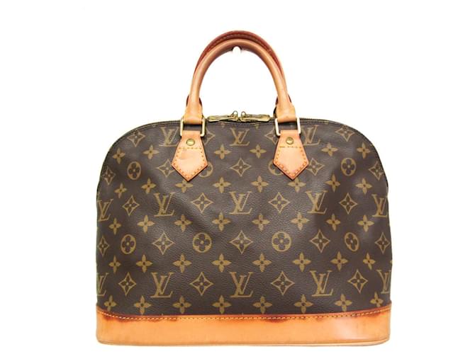 Bolsa Alma Monograma Louis Vuitton Couro envernizado  ref.1557235