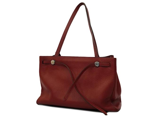 Hermès Sac à épaule Hermes Cabana E Stamp Togo Rouge Ash Cuir  ref.1557556