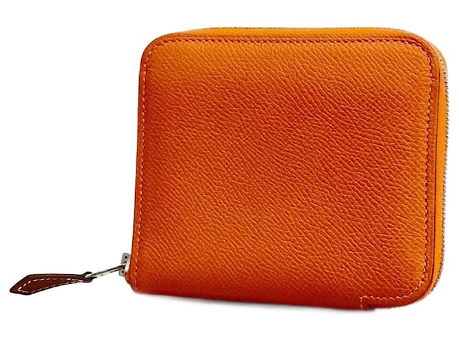 Hermès Hermes Epsom Leather Coin Purse Red  ref.1557572