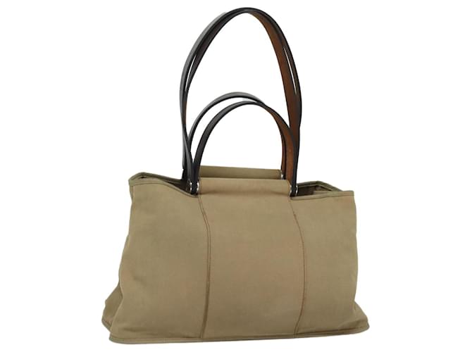 Hermès HERMES Kavac Elan PM Sac à main en toile beige Auth yk13961  ref.1557678