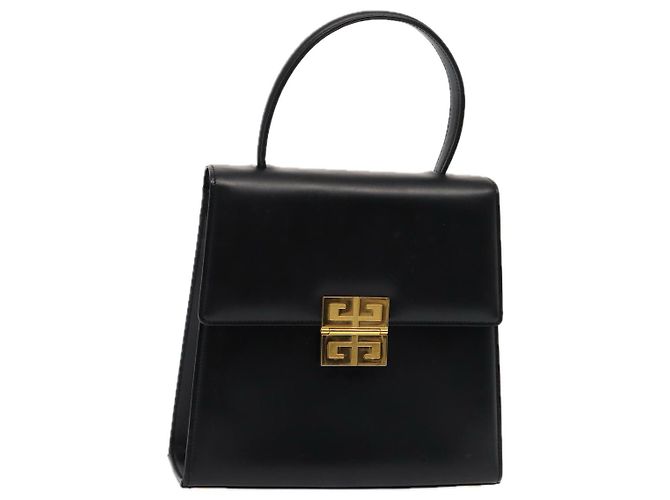 Sac à main GIVENCHY en cuir noir Auth am6590