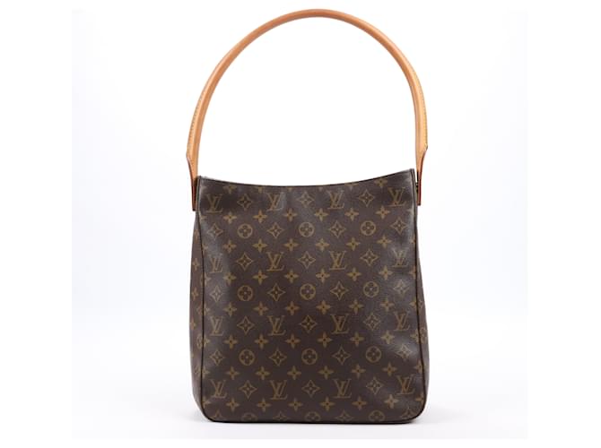 Sac à épaule Looping GM en toile Monogram Louis Vuitton M51145 Cuir Marron  ref.1557900