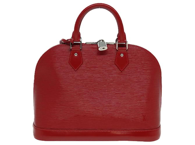 Louis Vuitton Alma Vermelho Couro  ref.1557966