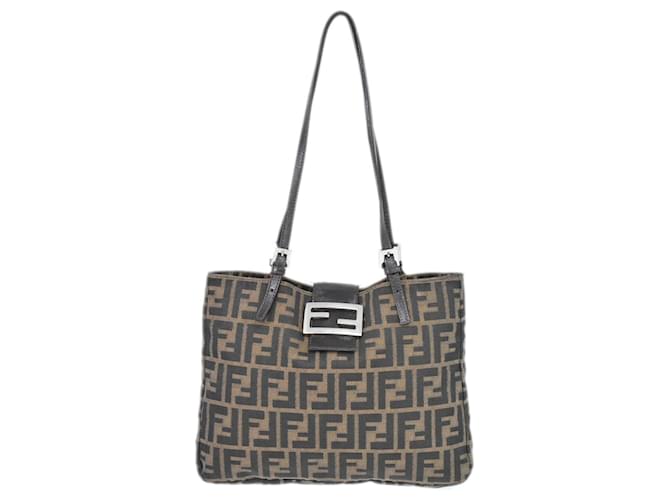 Fendi Zucca Toile Marron  ref.1558000