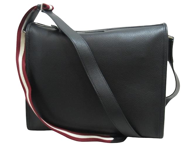 Bally Black Leather  ref.1558053