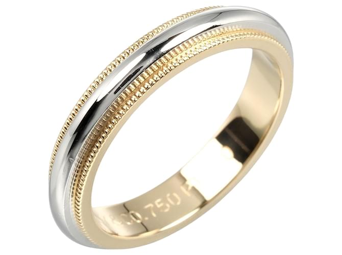 Tiffany & Co Milgrain D'oro Platino  ref.1558059