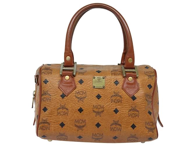 MCM Visetos Toile Marron  ref.1558064