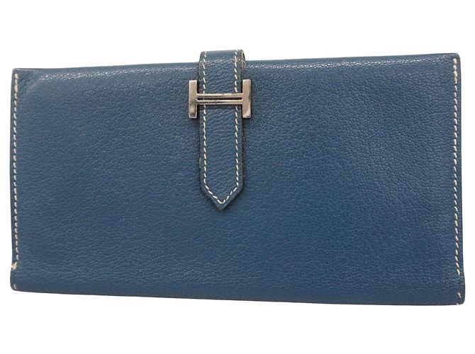 Hermès Béarn Blue