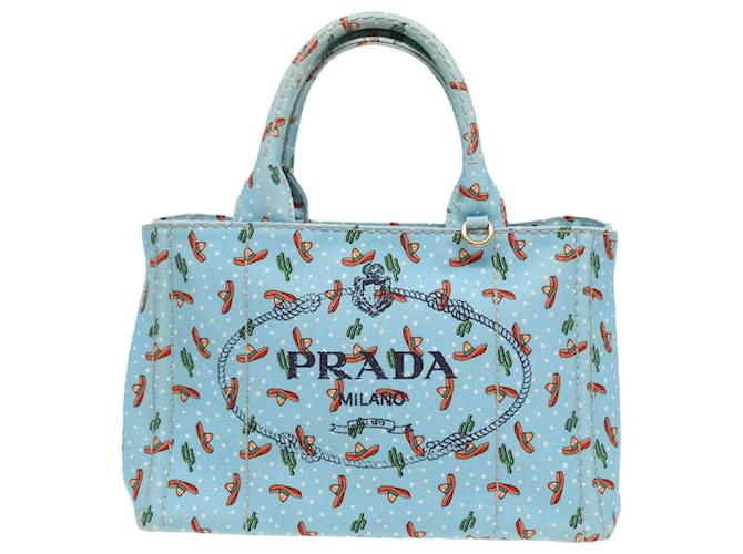 Prada Canapa Blue Cloth  ref.1558099