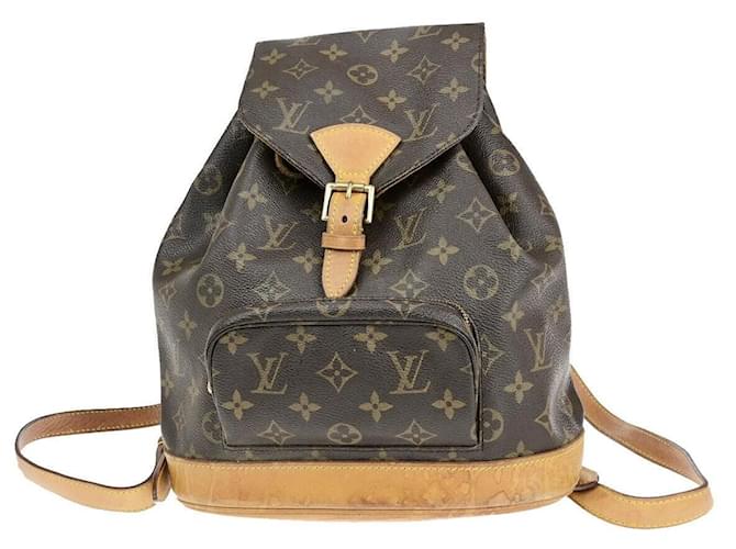 Louis Vuitton Montsouris MM Toile Marron  ref.1558118