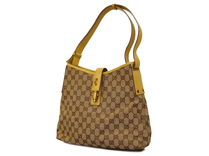 Gucci Jackie Marrom Lona  ref.1558211