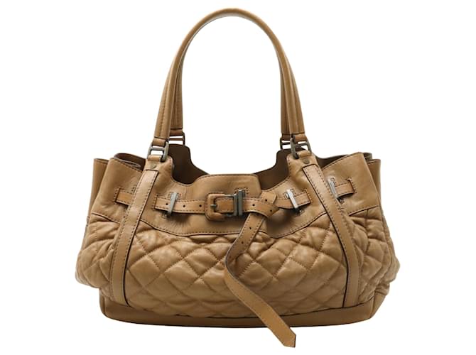 Burberry Braun Leder  ref.1558542