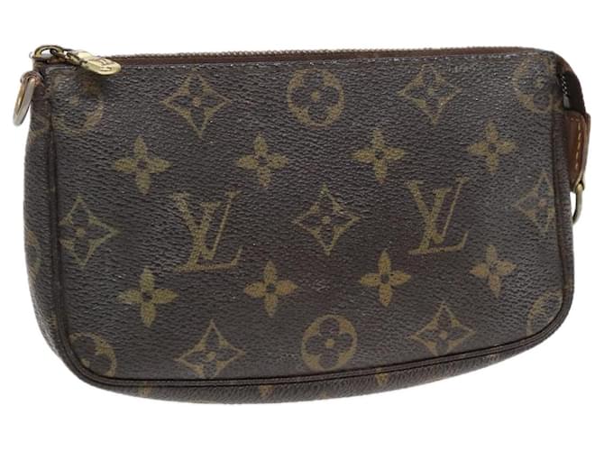 LOUIS VUITTON Monogram Mini Pochette Accessoires Pouch M58009 LV Auth bs16384 Cloth  ref.1558729