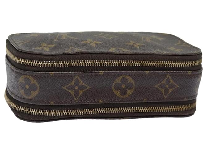 LOUIS VUITTON Trousse Brush PM Poche Cosmética Monograma M47510 LV Auth 78379 Lona  ref.1558731