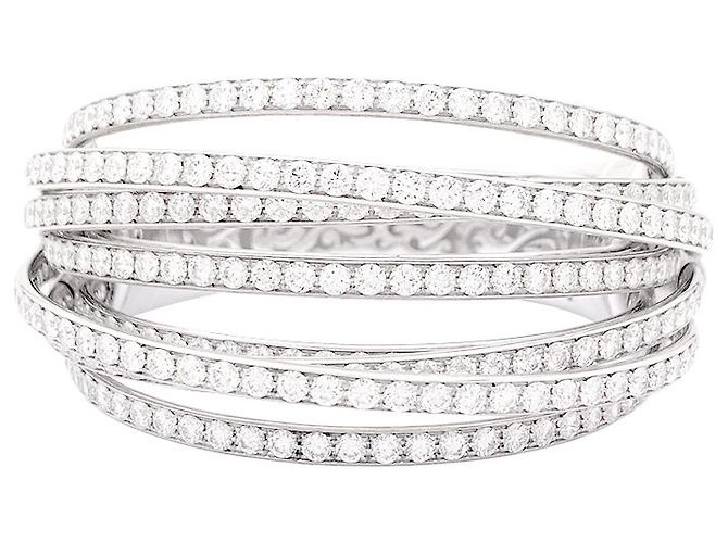 Pulsera De Grisogono, 'Allegra', oro blanco, diamantes.