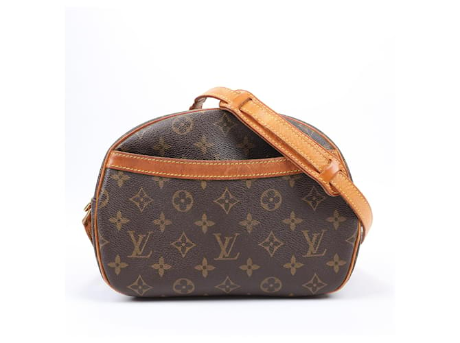 Louis Vuitton Monogram Canvas Blois Shoulder Bag M51221 Brown Leather  ref.1559014