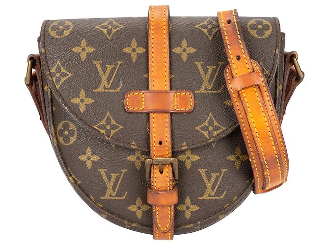 (NÃO POSTAR) Bolsa transversal Louis Vuitton Canvas Monogram Chantilly PM Marrom