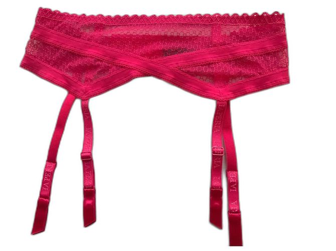 Garter rosa acceso 42 FR La Perla Fuschia