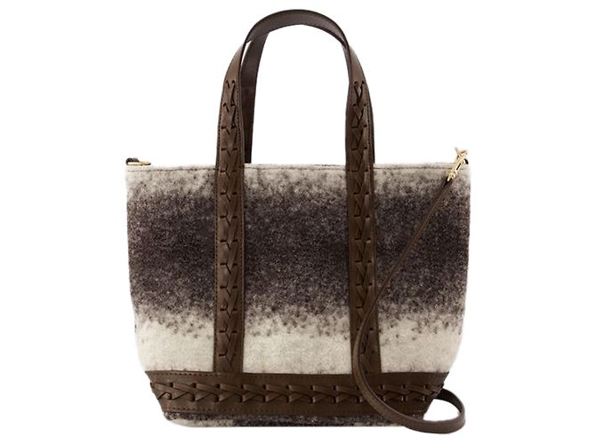 Cabas S Shopper Bag - Vanessa Bruno - Wool - Brown