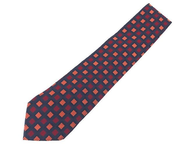 Cravatta in seta Yves Saint Laurent Rosso