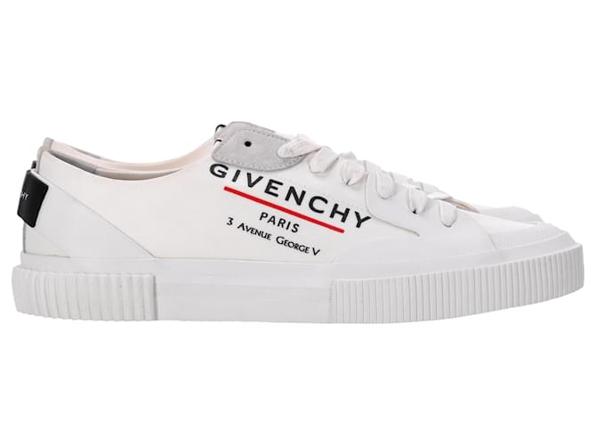 Baskets Tennis Light Givenchy en toile enduite blanche  ref.1559818