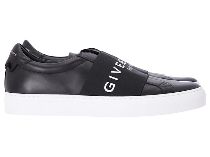 Givenchy Slip-On Urban Street en cuir noir avec bande élastique  ref.1559826