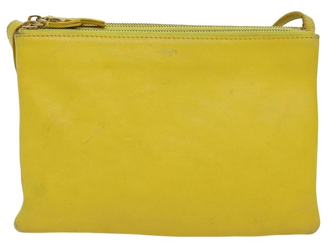 Céline Trio Yellow Leather  ref.1560043