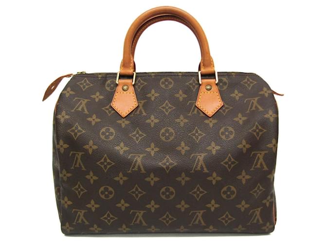 Louis Vuitton Speedy 30 Marrone Tela  ref.1560052