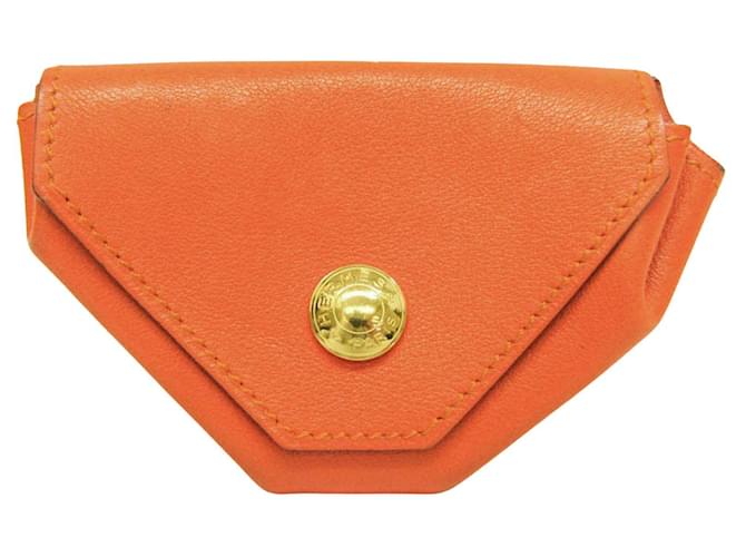 Hermès 24 Arancione Pelle  ref.1560056