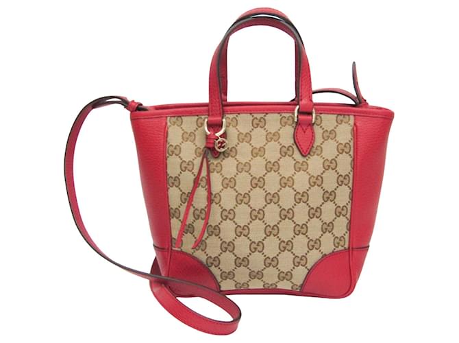 Canvas GG da Gucci Vermelho Lona  ref.1560080