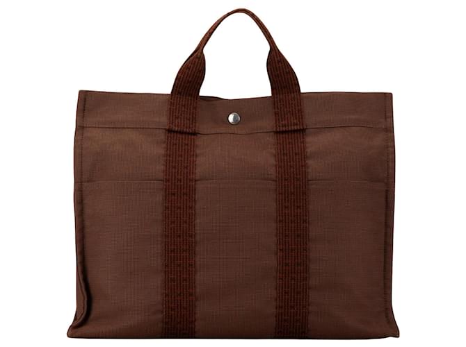 Hermès Herline Brown Cloth  ref.1560125