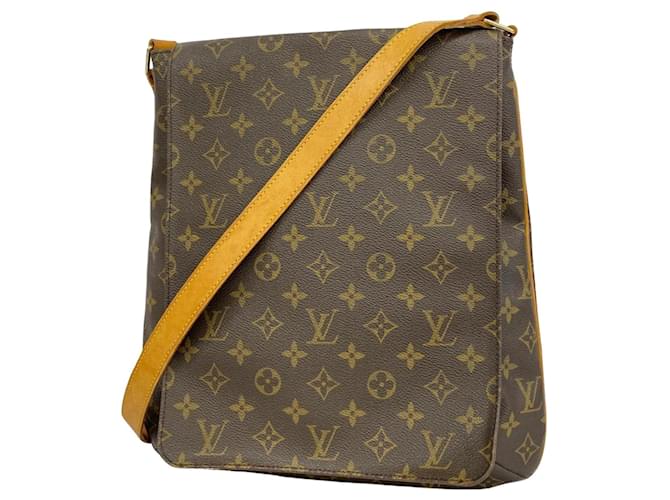 Musette Louis Vuitton Castaño Lienzo  ref.1560143