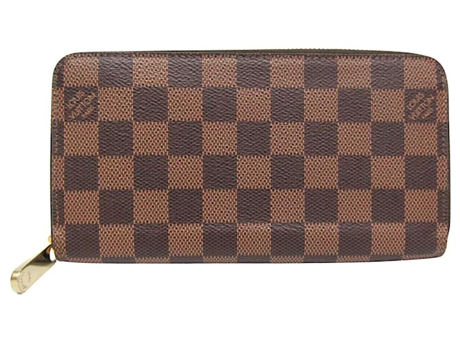 Portefeuille Zippy Louis Vuitton Toile Marron  ref.1560151