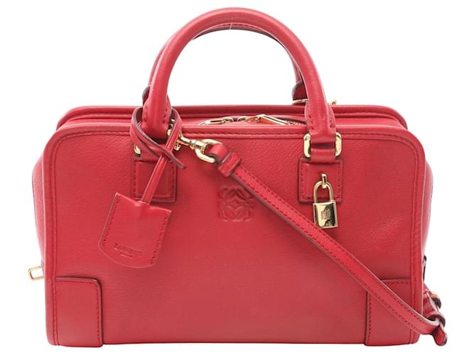 Loewe Amazona Vermelho Couro  ref.1560155