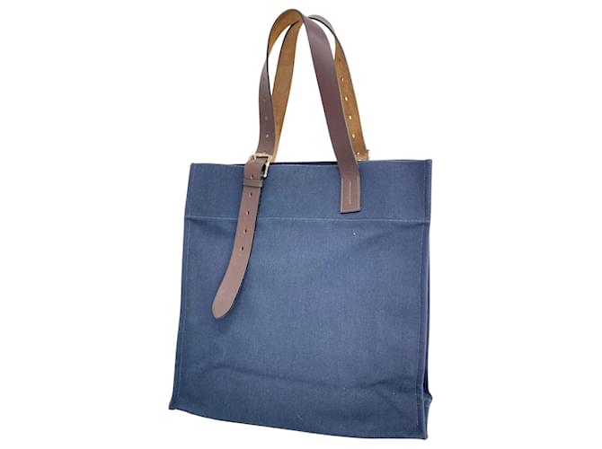 Hermès Etrivière Blue Cloth  ref.1560157