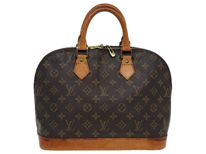 Louis Vuitton Alma Marrom Lona  ref.1560158