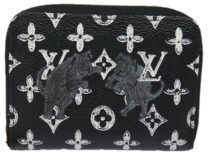 Carteira Zippy Louis Vuitton Preto Lona  ref.1560175