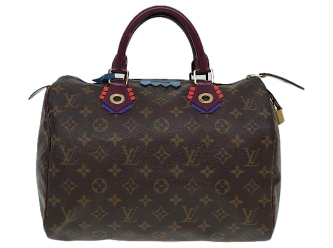 Louis Vuitton Speedy 30 Brown Cloth  ref.1560210