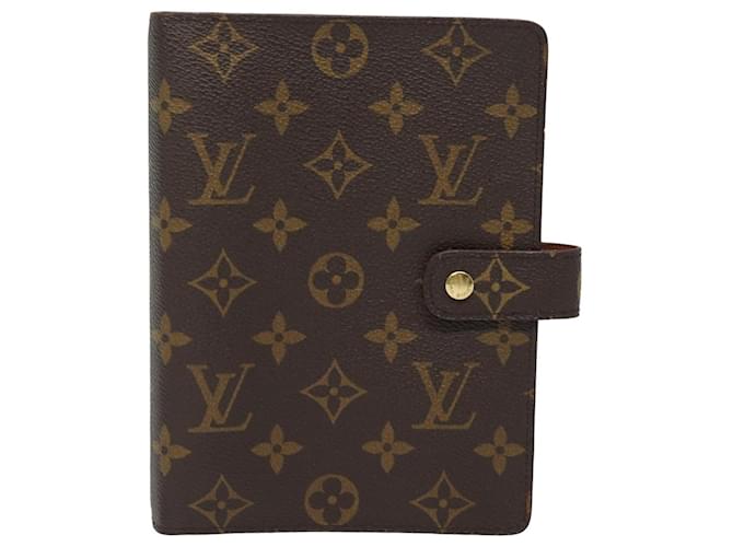 Organizer Louis Vuitton Agenda MM Brown Cloth  ref.1560214