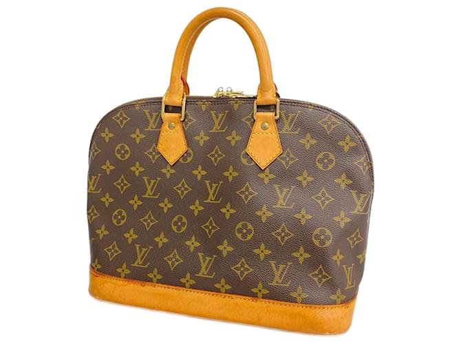 Louis Vuitton Alma Castaño Lienzo  ref.1560229