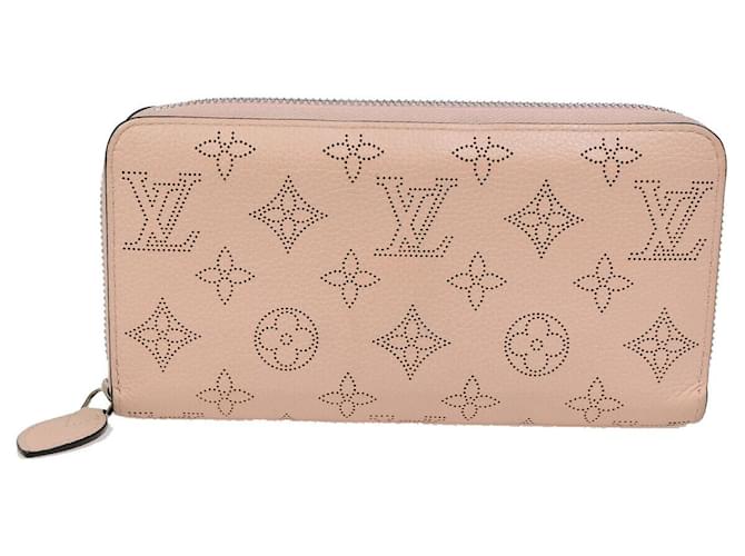 Louis Vuitton Zippy wallet Cuir Rose  ref.1560234