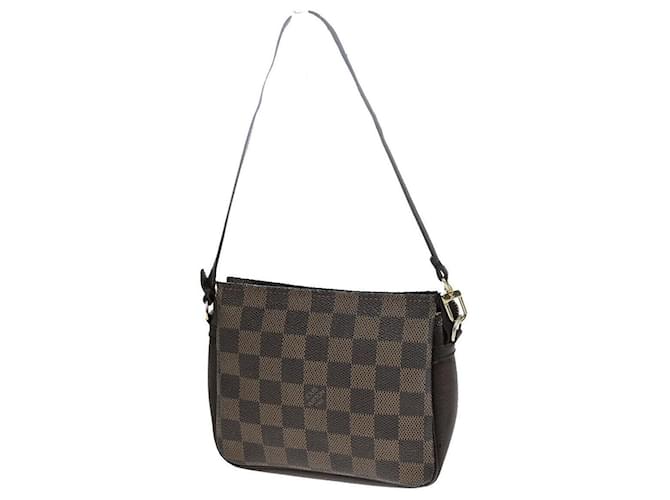 Louis Vuitton Trousse makeup Brown Cloth  ref.1560247