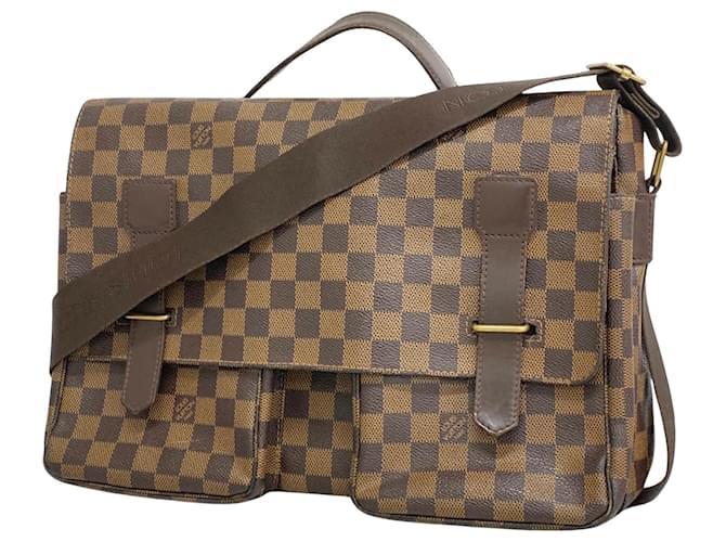 Louis Vuitton Broadway Marrone Tela  ref.1560275