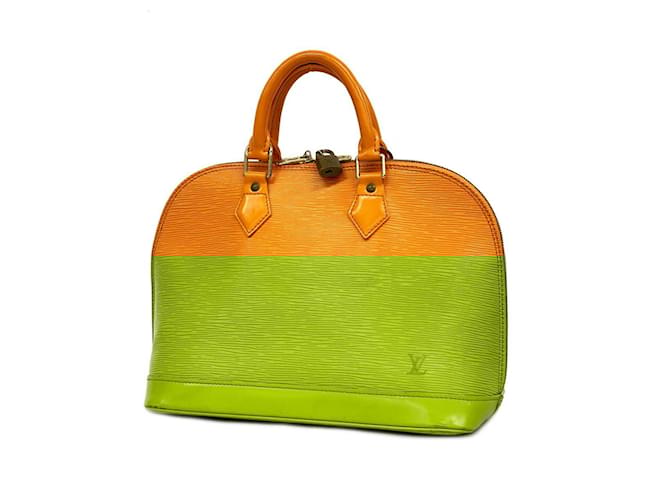 Louis Vuitton Alma Yellow Leather  ref.1560279