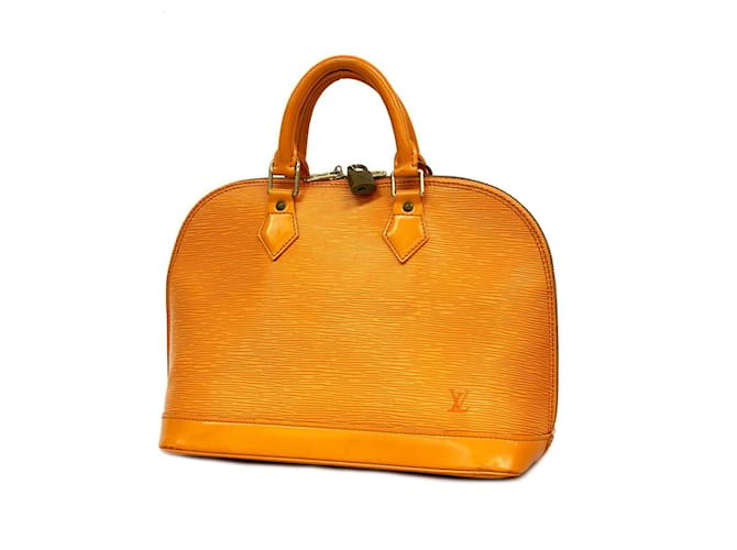 Louis Vuitton Alma Cuir Jaune  ref.1560279