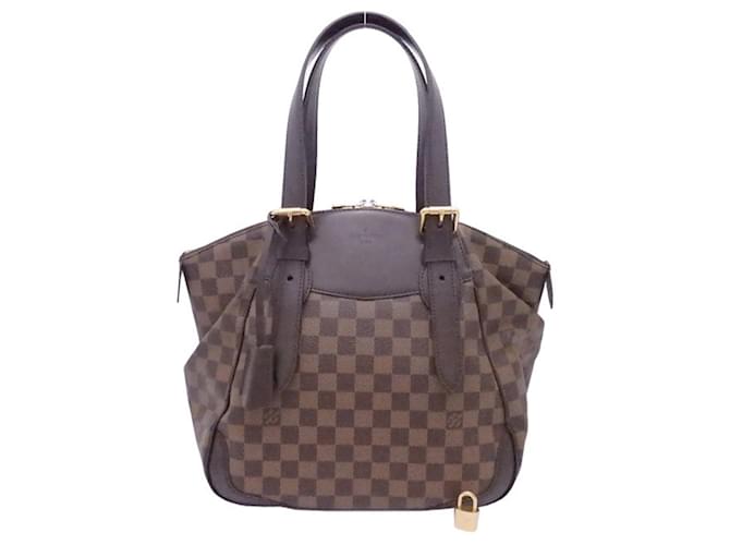 Louis Vuitton Verona Marrom Lona  ref.1560319